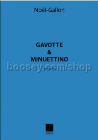 Gavotte Et Minuettino Piano 